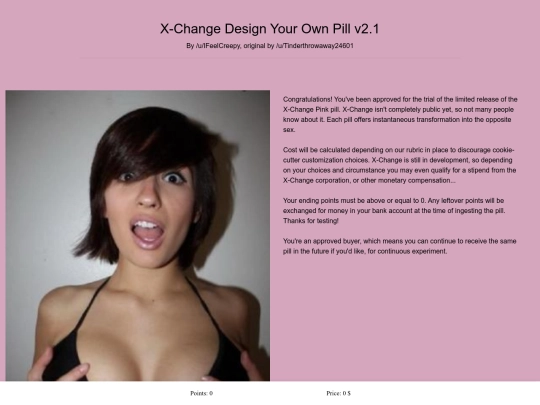 cyoa/x-change-design-your-own-v2 screenshot