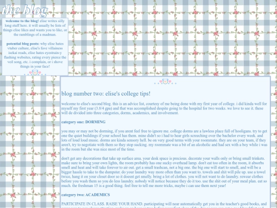 blog screenshot