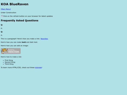 sub/faq screenshot