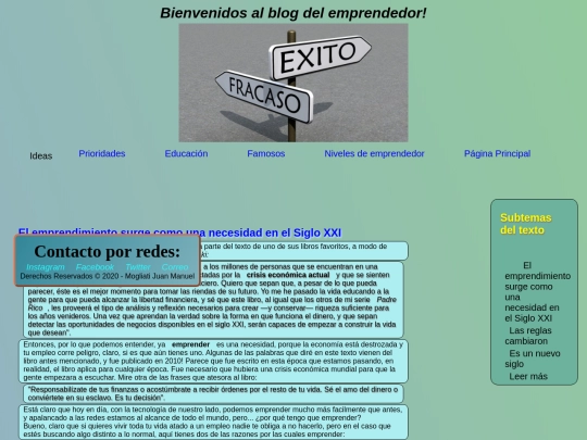 Final/Pagina 1 screenshot
