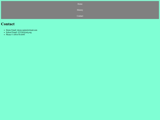 contact screenshot