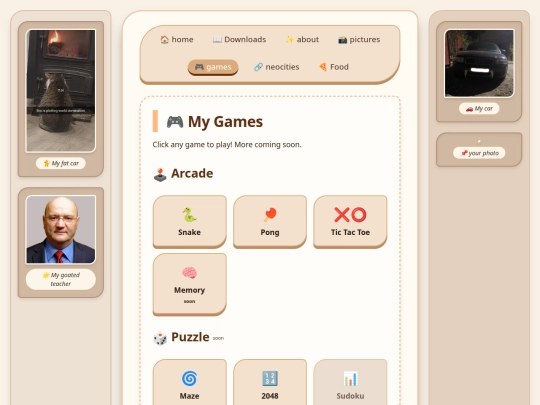 games screenshot