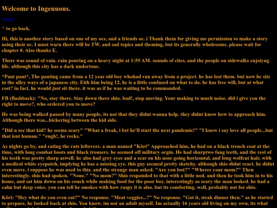ingenuous screenshot