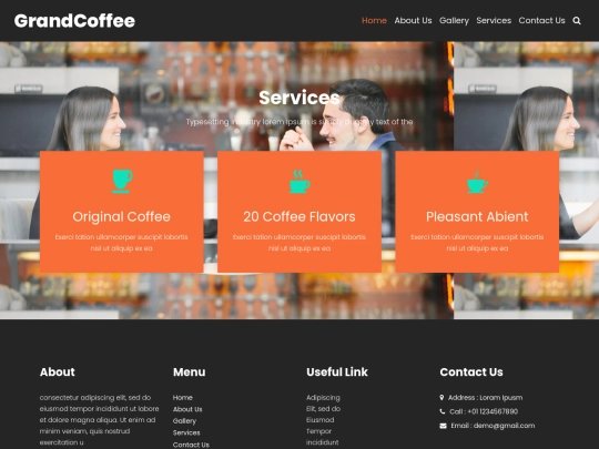 services screenshot