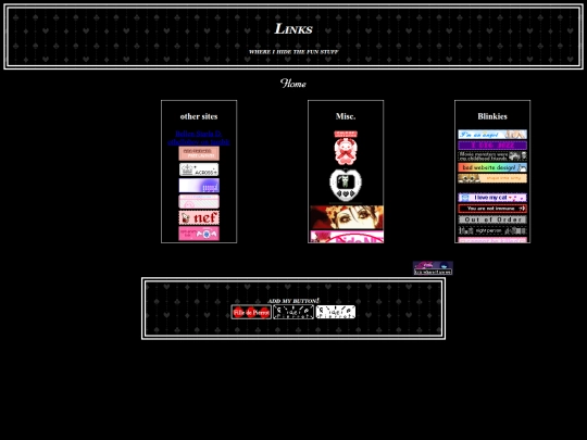 links screenshot