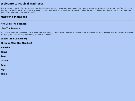 index screenshot