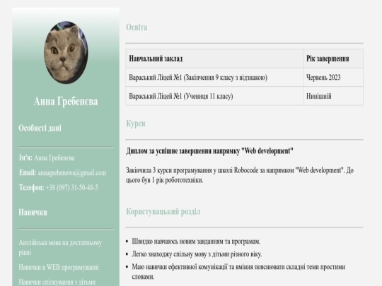 index screenshot