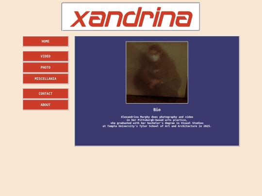 pages/about screenshot