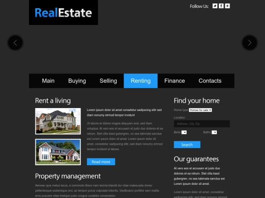 renting screenshot