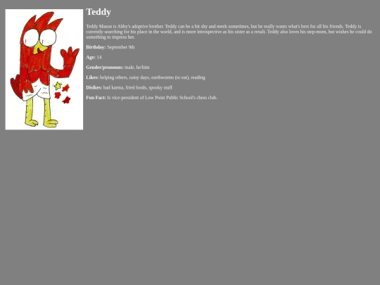 characters/teddy screenshot