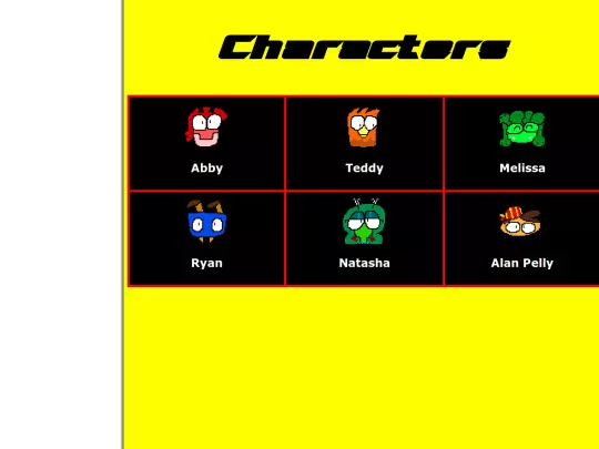 characts screenshot
