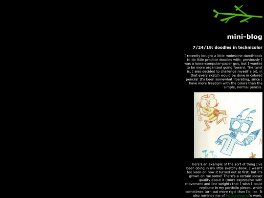 odds_ends/mini-blog screenshot