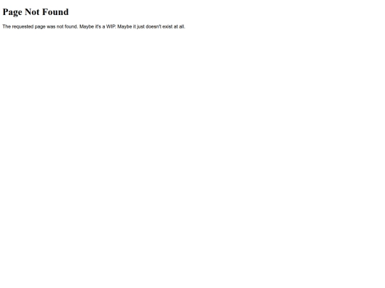 not_found screenshot