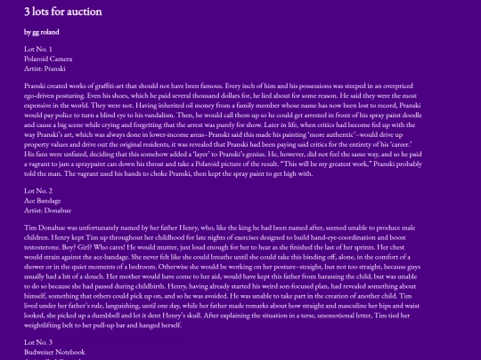 3lotsforauction screenshot