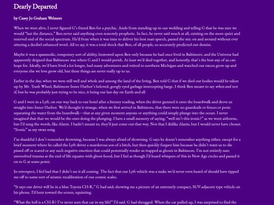 dearlydeparted screenshot