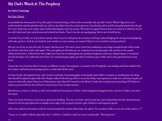 mydadswatchandtheprophecy screenshot