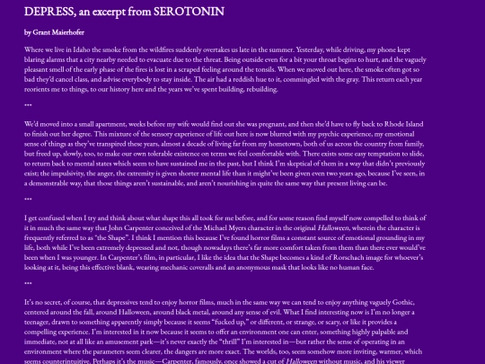 serotonin screenshot