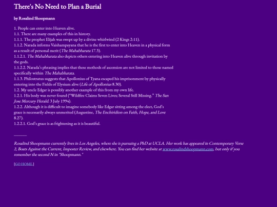 theresnoneedtoplanaburial screenshot