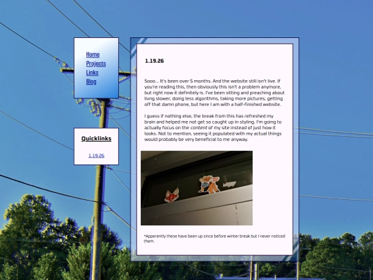 blog screenshot