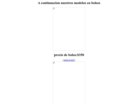 Bolsos screenshot
