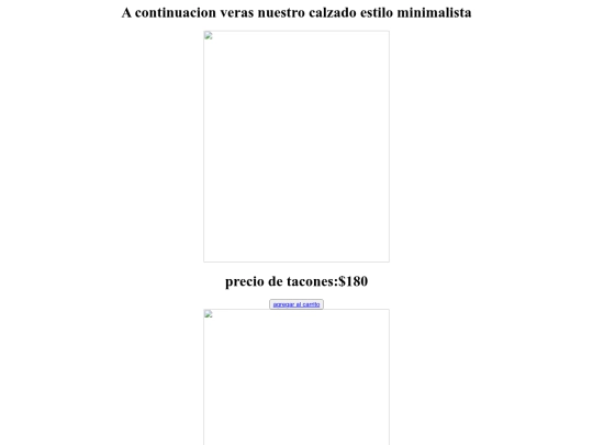 Calzado screenshot