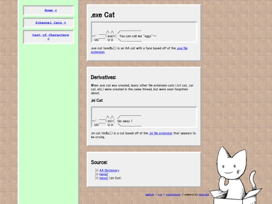 AAcats/exe screenshot