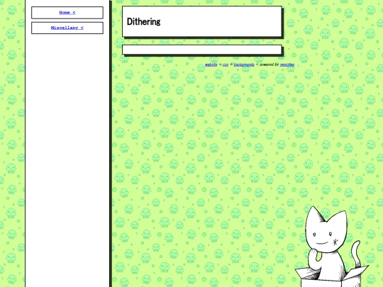 misc/dither screenshot