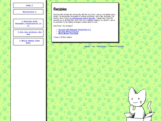 misc/recipies screenshot