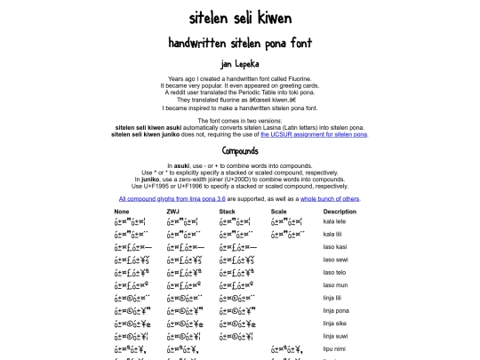 misc/sitelenselikiwen screenshot