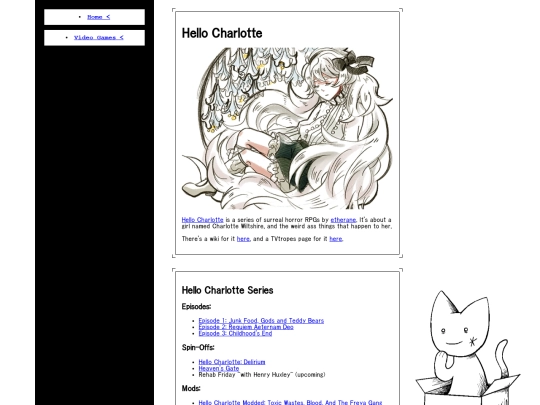 videoGames/helloCharlotte screenshot