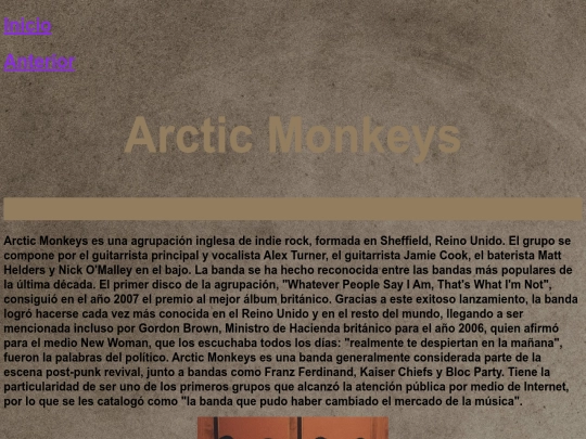Arctic Monkeys screenshot