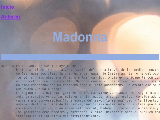 Madonna screenshot