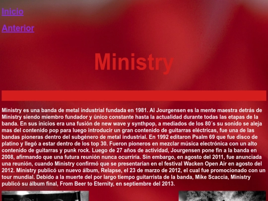 Ministry screenshot