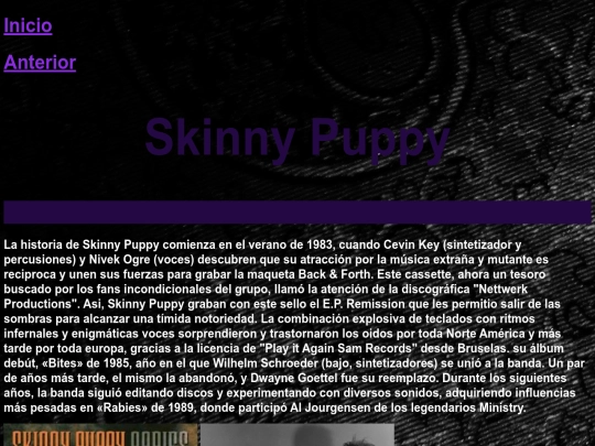 Skinny Puppy screenshot
