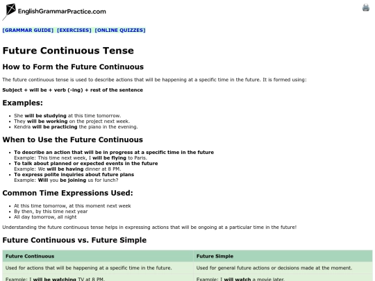 guide/futurecontinuous screenshot