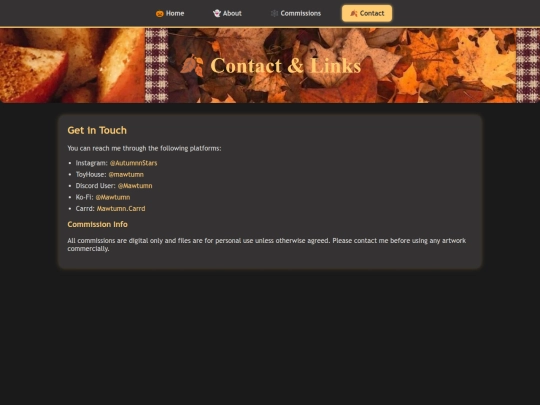 contact screenshot