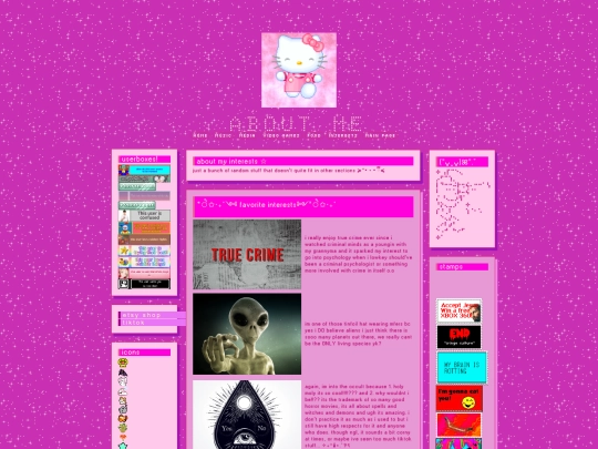 interests screenshot