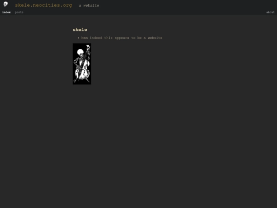 index screenshot