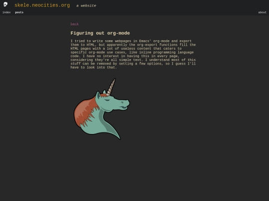posts/org screenshot