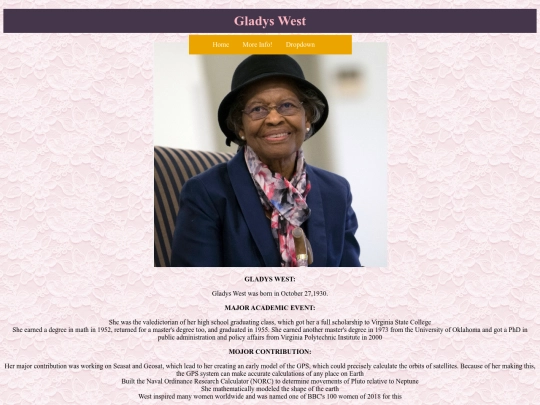 gladys-west screenshot