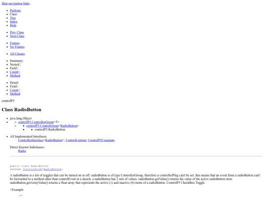 graduate_critique/project_01/controlP5-2.2.5/RadioButton screenshot