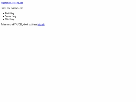 index screenshot