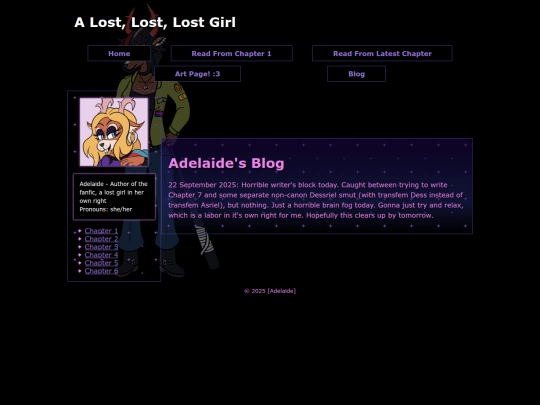blog screenshot