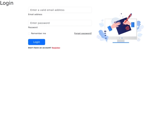 newnscet/templates/Login screenshot