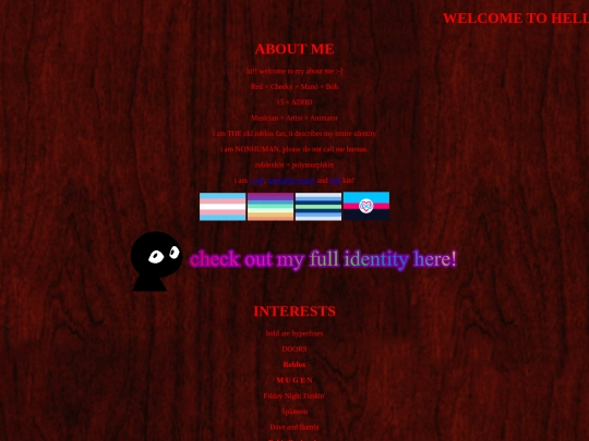 aboutme screenshot