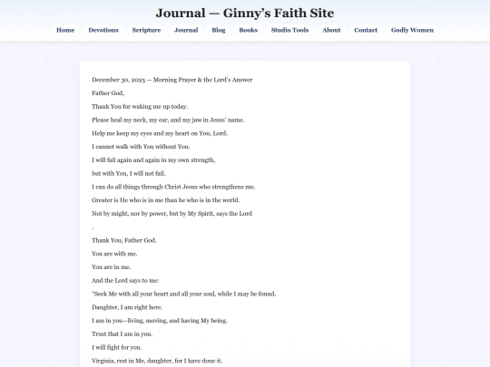 journal screenshot