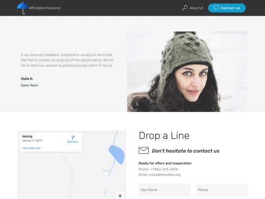 contact screenshot