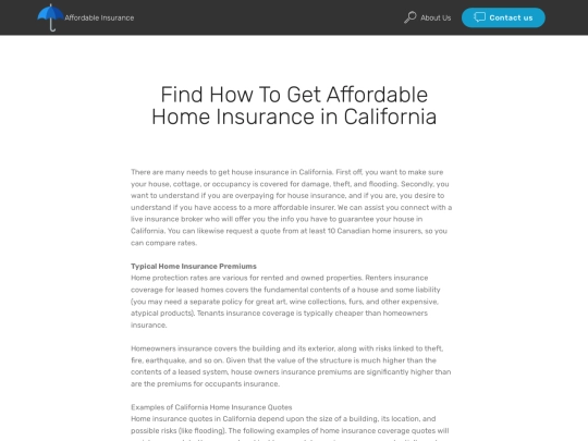 home-insurance-california screenshot