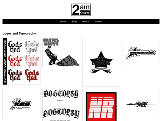logosandtypography screenshot