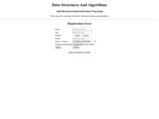 Datastactures/register screenshot